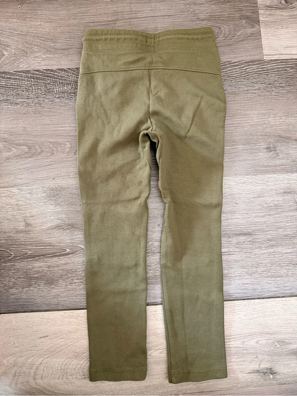 GAP Olive Kids Fleece Joggers with Drawstring